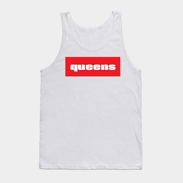 Queens Tank Top by ProjectX23Red